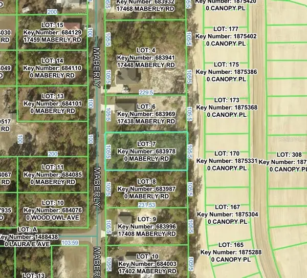 Maberly Road, WEEKI WACHEE, FL 34614