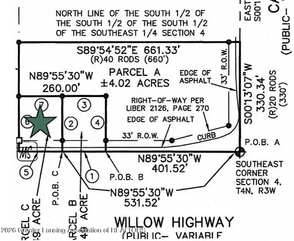 Lot C  0 W Willow Highway, Lansing, MI 48917