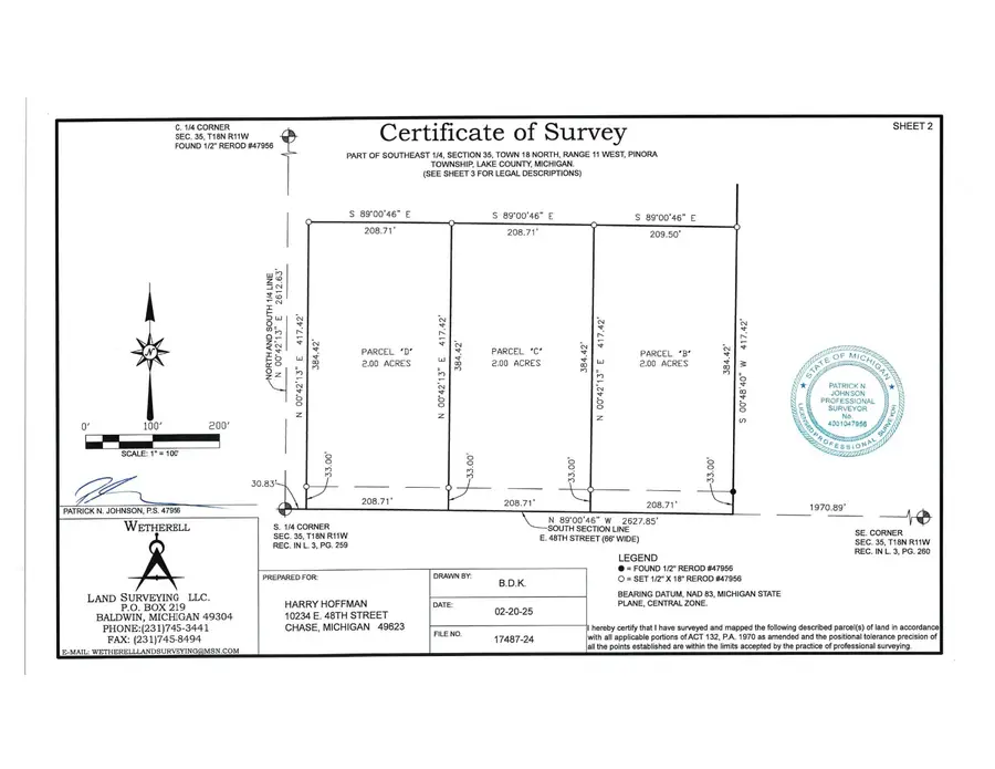 2 acres E 48th Street, Chase, MI 49623 - Image #3