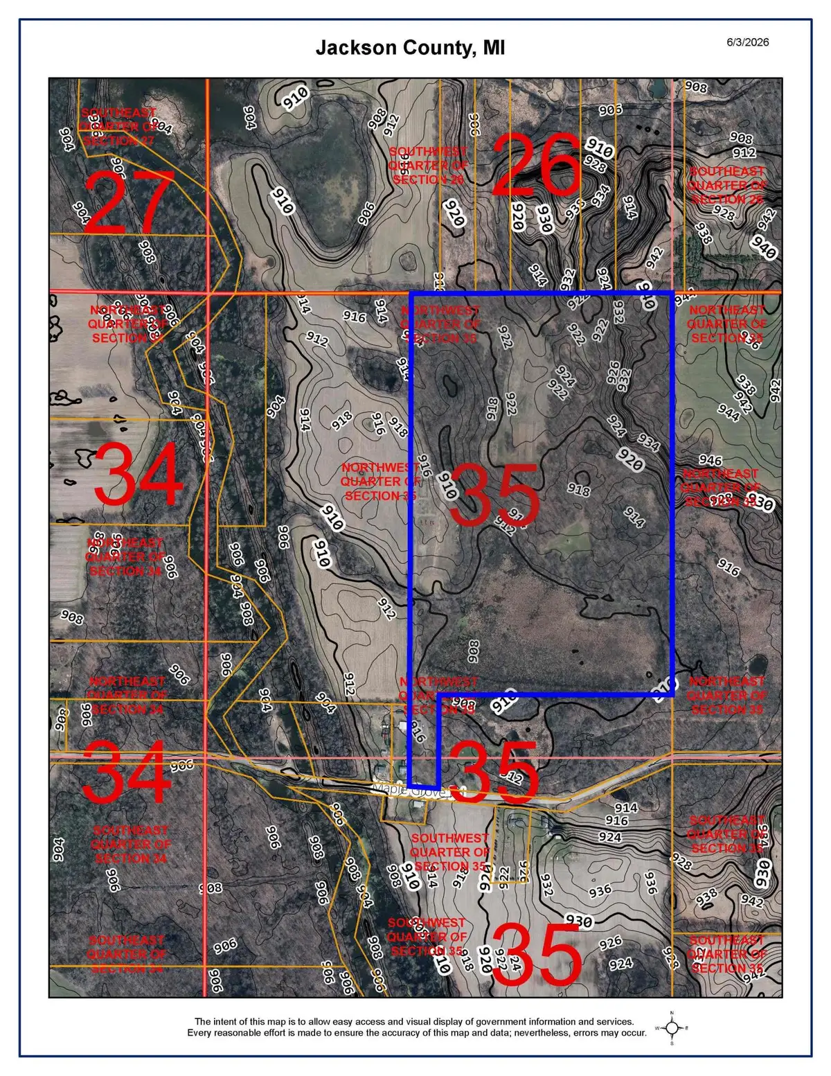 1284 Maple Grove Road, Jackson, MI 49201 - #1