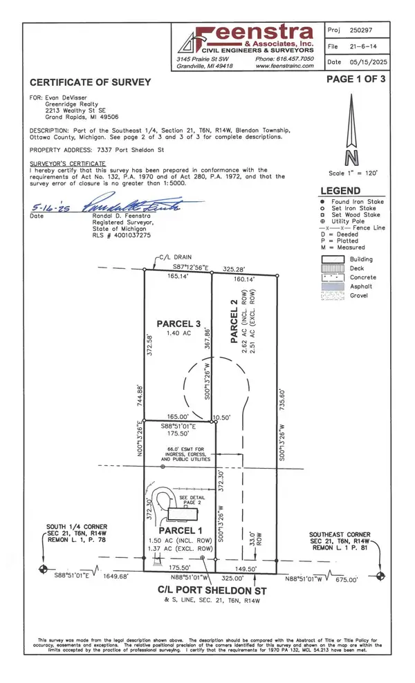 0 Port Sheldon Parcel #2, Hudsonville, MI 49426
