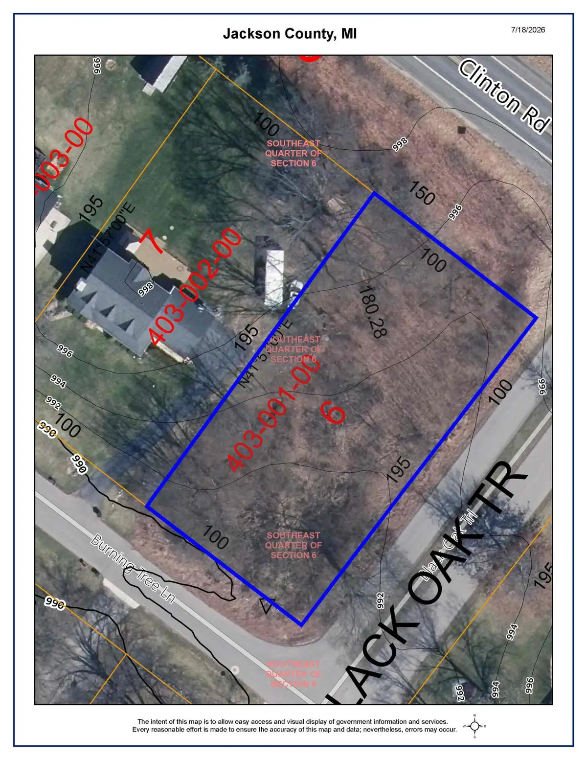 0.45 Lot 6 Burning Tree Lane, Jackson, MI 49201 - #1