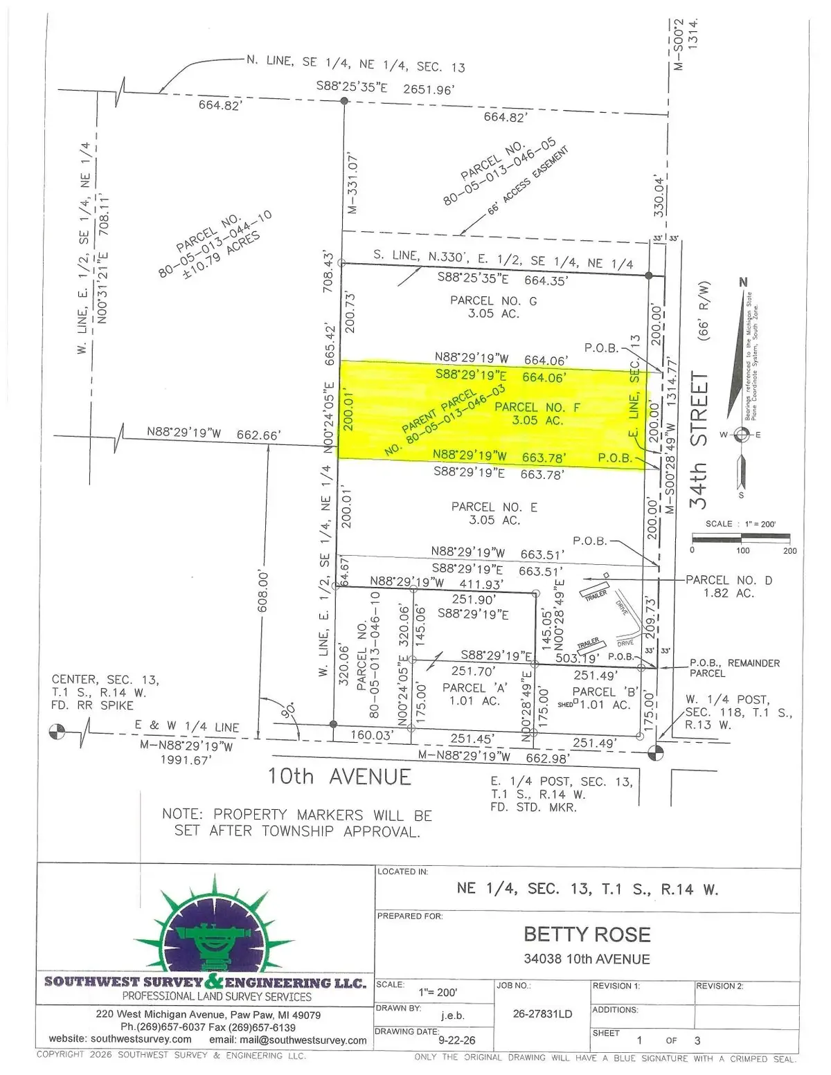 Parcel E 34th Street, Gobles, MI 49055 - #1