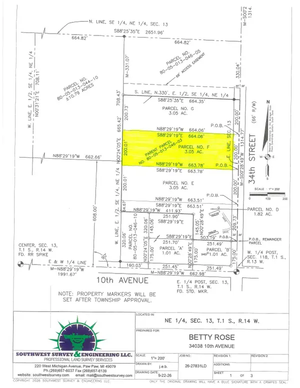 Parcel E 34th Street, Gobles, MI 49055