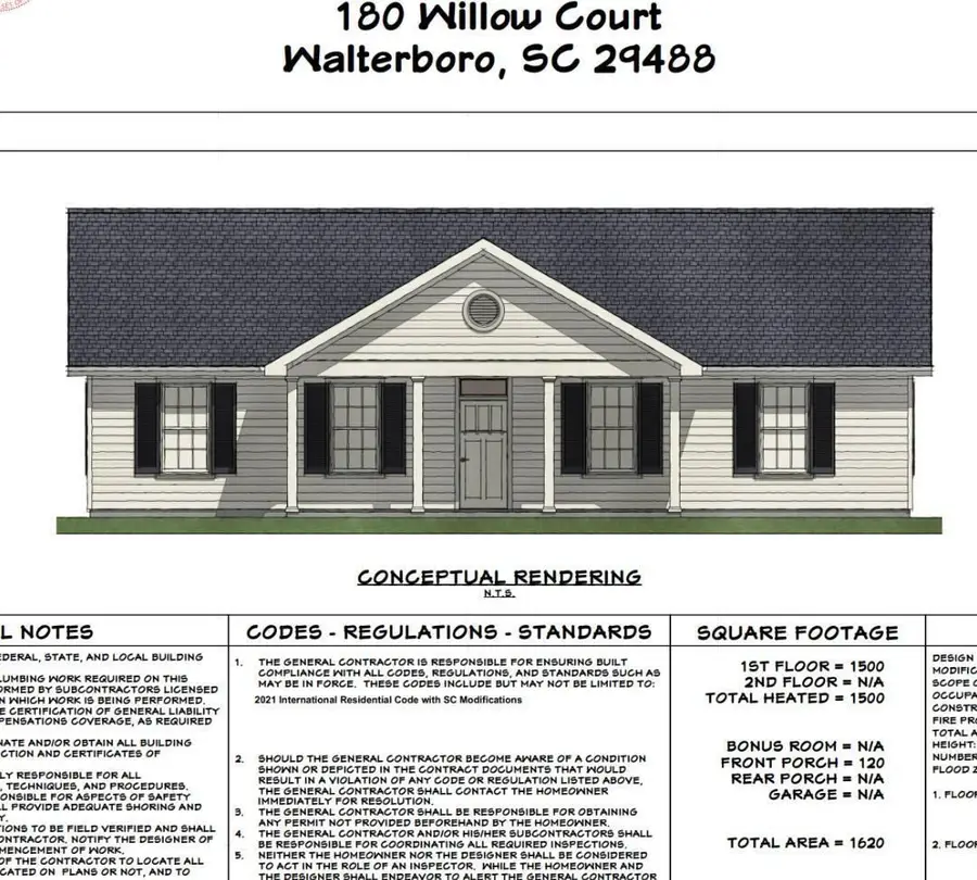 180 Willow Court, Walterboro, SC 29488 - #3