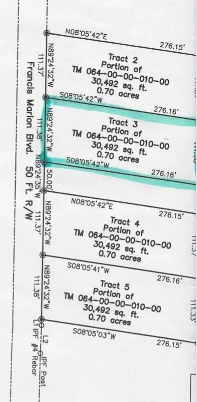 Tract 3 Francis Marion Boulevard, Summerton, SC 29148 - #3