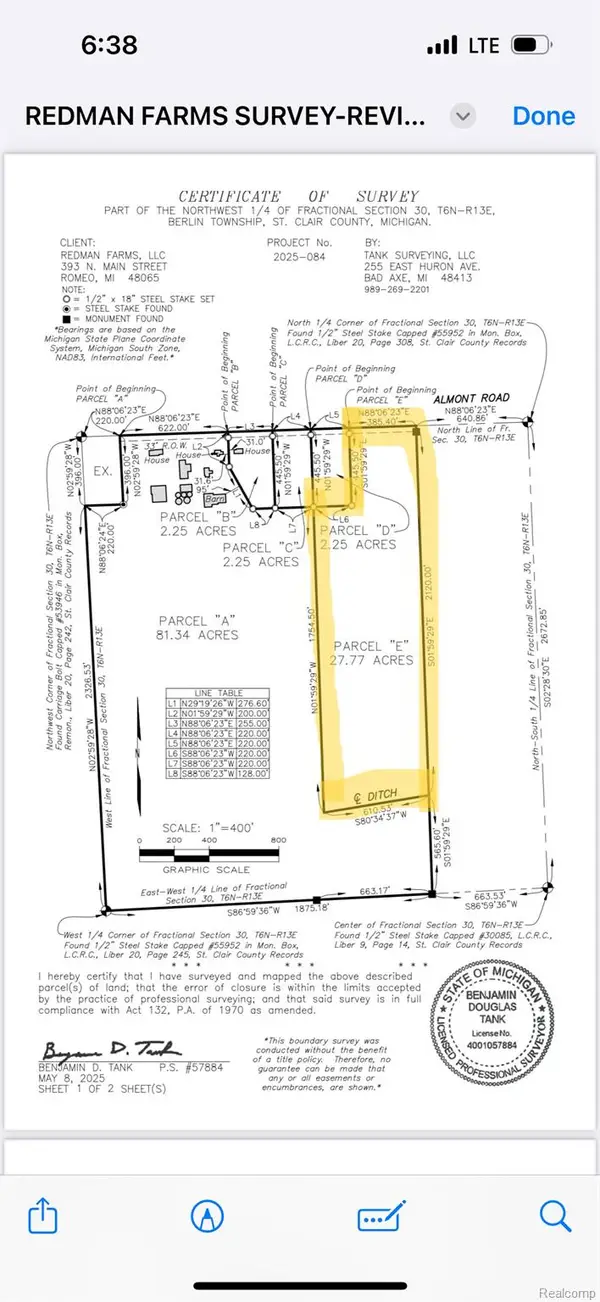 0 Parcel E Almont Rd, Allenton, MI 48002