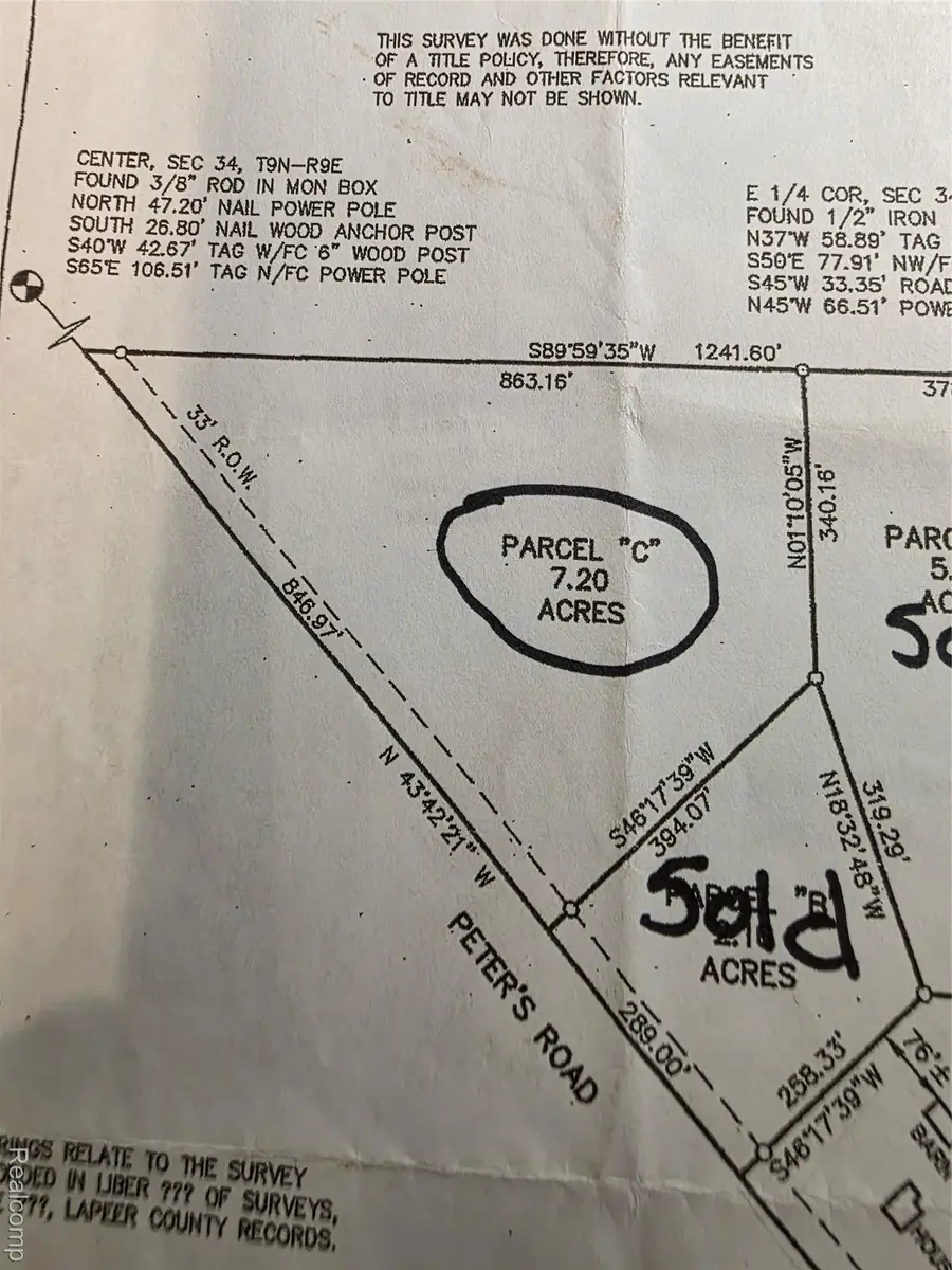 VL Parcel C Peters, Columbiaville, MI 48421 - Image #3