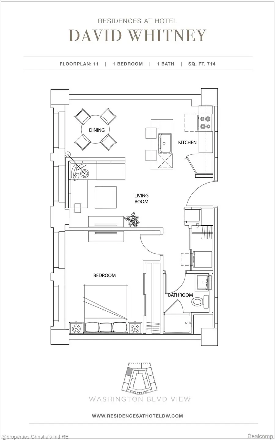 1 Park Avenue #1811, Detroit, MI 48226 - Image #2