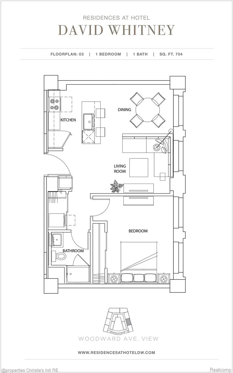 1 Park Avenue #1703, Detroit, MI 48226 - Image #2