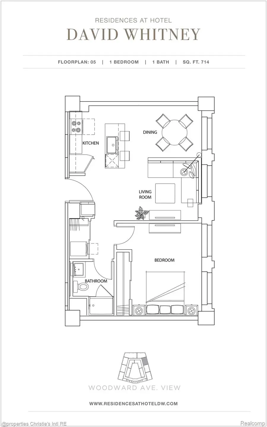 1 Park Avenue #1205, Detroit, MI 48226 - Image #2