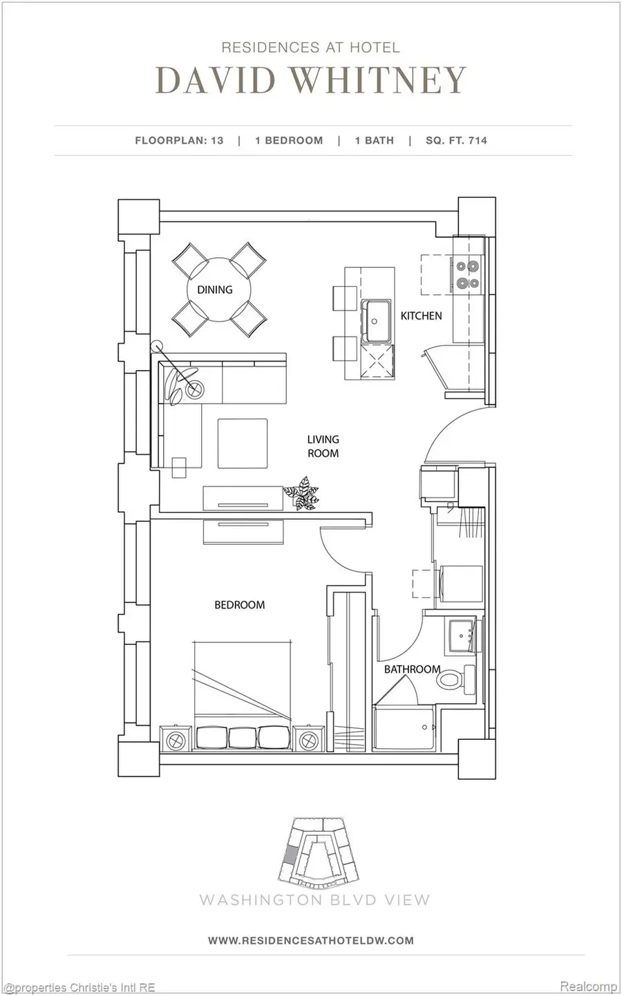 1 Park Avenue #1213, Detroit, MI 48226 - Image #2