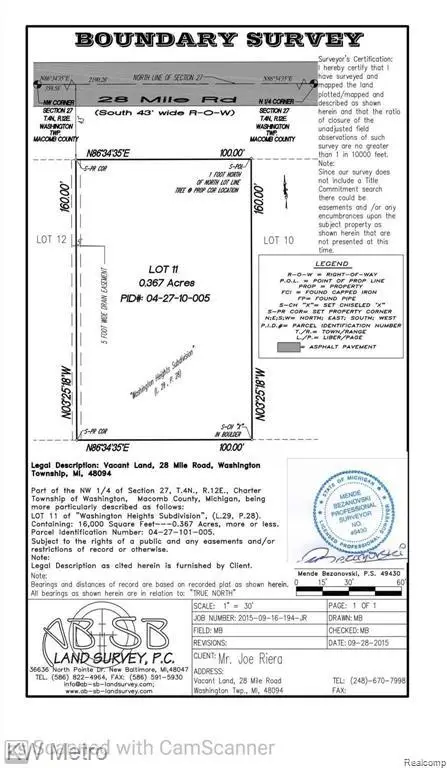 28 Mile Road, Washington, MI 48094 - #2