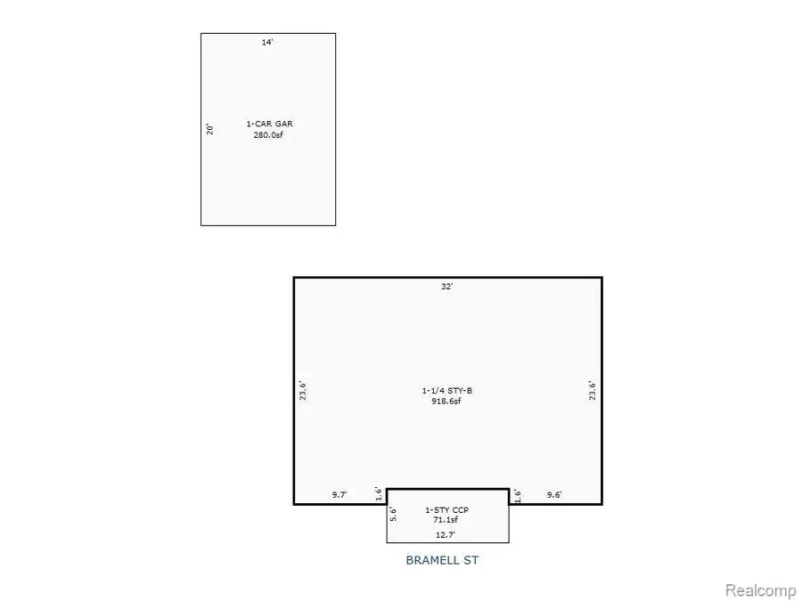 16145 Bramell Street, Detroit, MI 48219 - #2