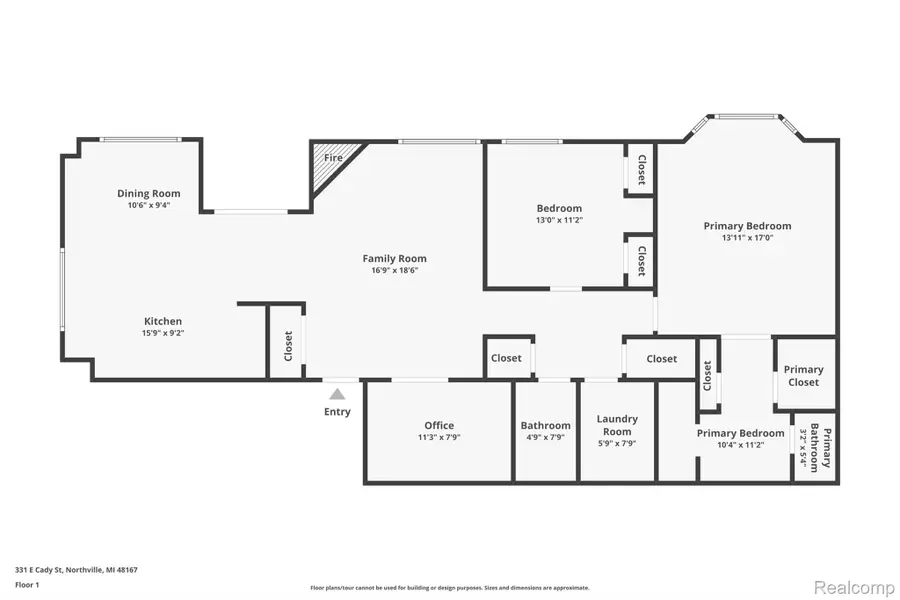 331 E Cady Street, Northville, MI 48167 - #3