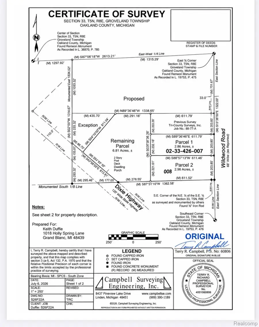 VL Wildwood 2.96A 008 Wildwood Rd RD, Davisburg, MI 48350 - #2