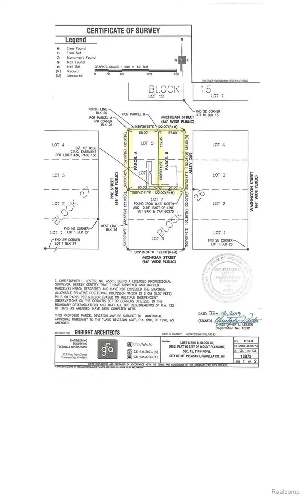 221 W MICHIGAN ST, MtPleasant, MI 48858