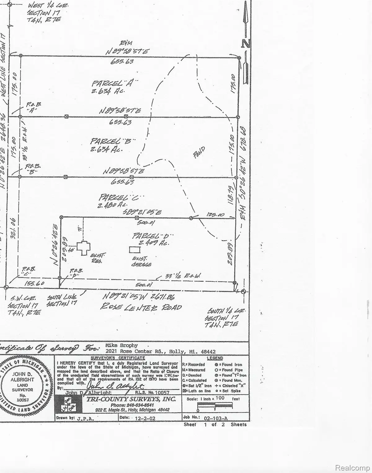 0 Hickory Ridge-C RD, Holly, MI 48442 - Image #1