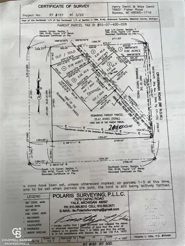 00 Cryderman Rd. Parcel #1, Richmond, MI 48062