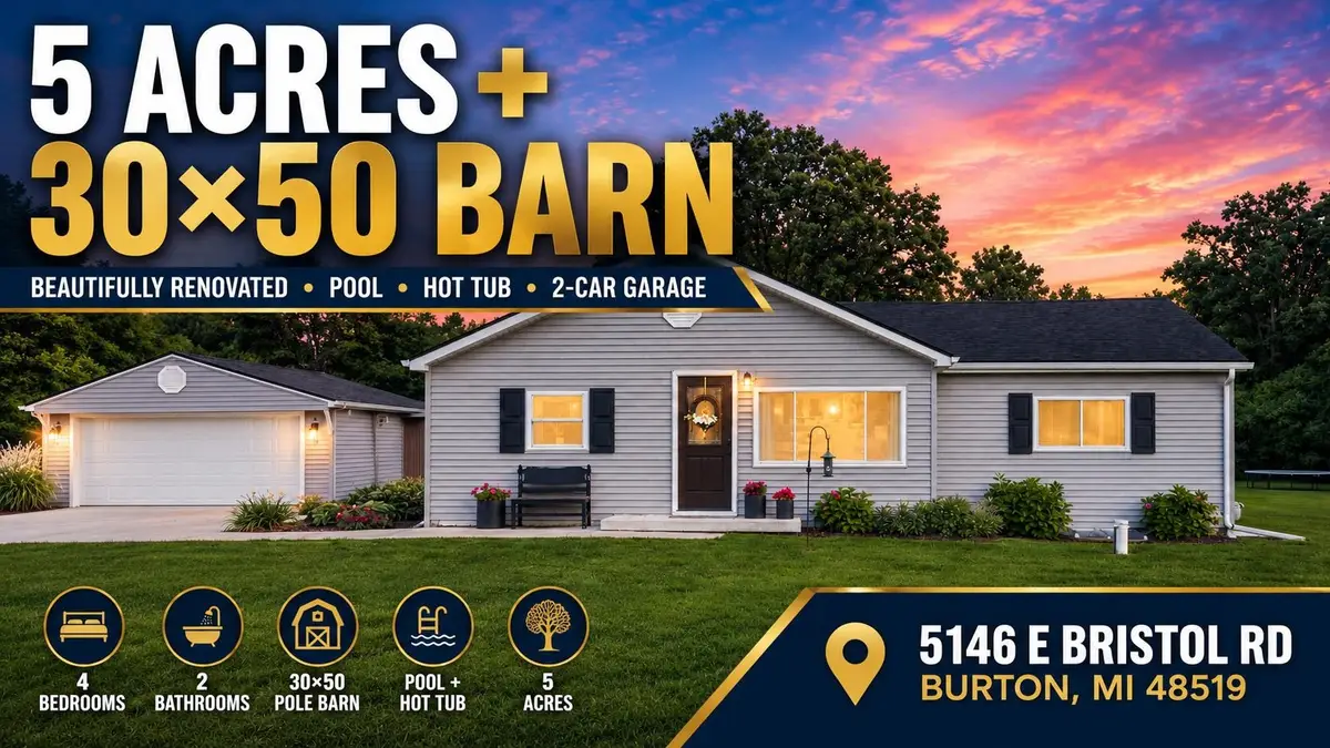 5146 E Bristol RD, Burton, MI 48519 - #1