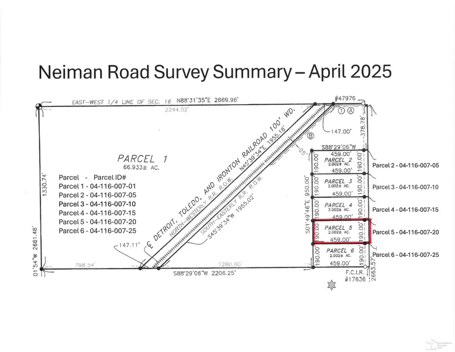 Parcel 5 Niemen RD, Dundee, MI 48131 - Image #2