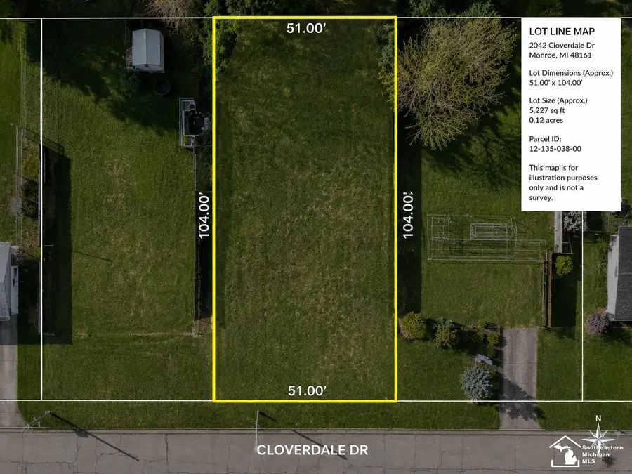 2042 Cloverdale DR, Monroe, MI 48161 - #3