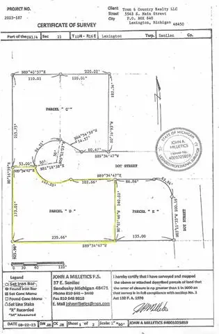 Parcel D Dot ST, Croswell, MI 48422 - Image #1