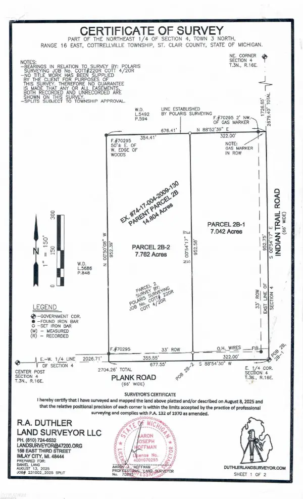 6044 Plank RD, Cottrellville, MI 48039