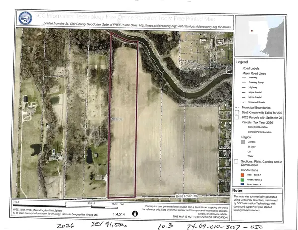 0000 Belle River 1 RD, Berlin, MI 48002