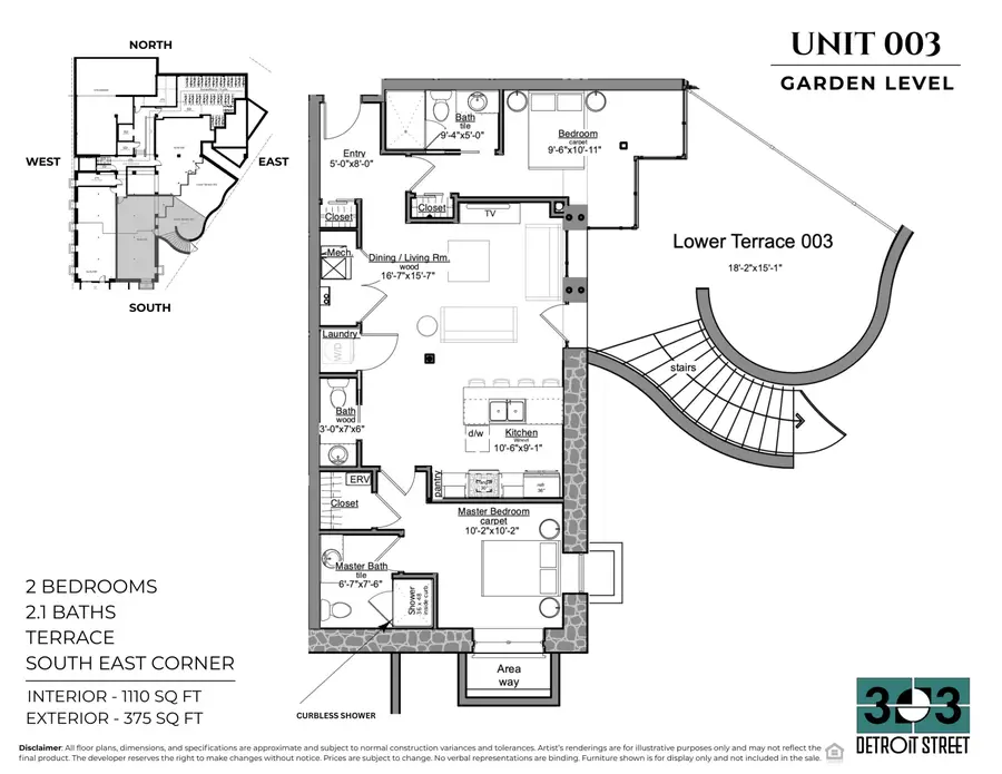 303 Detroit Street Unit: 003, Ann Arbor, MI 48104 - #3