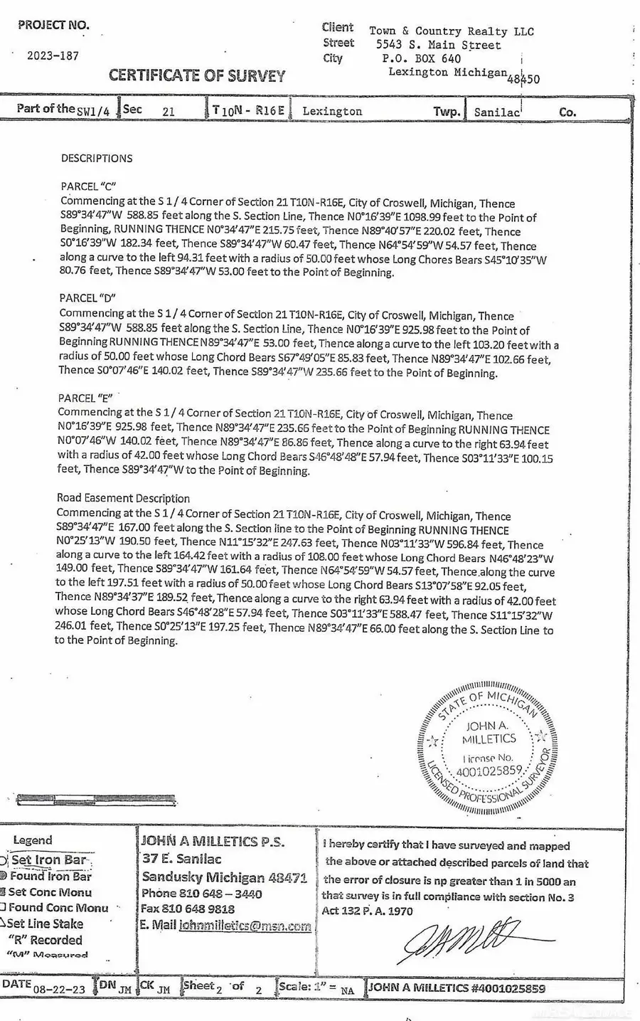 Parcel D Dot, Croswell, MI 48422 - Image #2