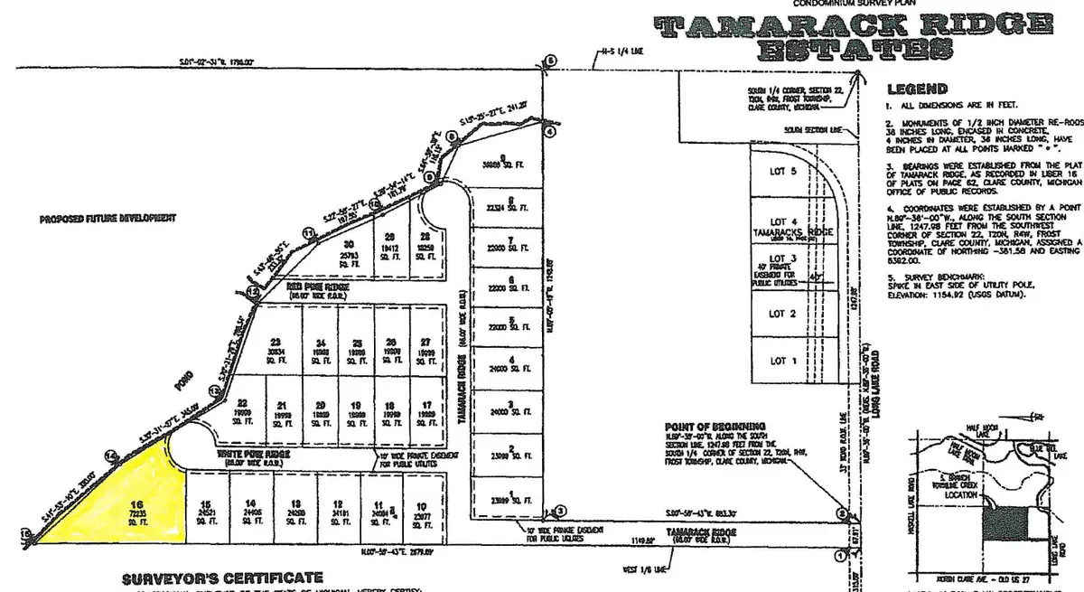 Lot 16 White Pine, Harrison, MI 48625 - Image #1