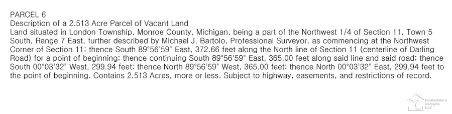 0 Darling, Milan, MI 48160 - #2