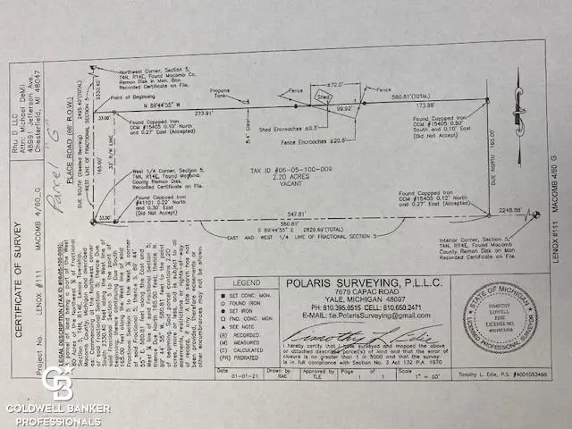 00 Place Rd Parcel G 2.2, Lenox, MI 48050 - #1