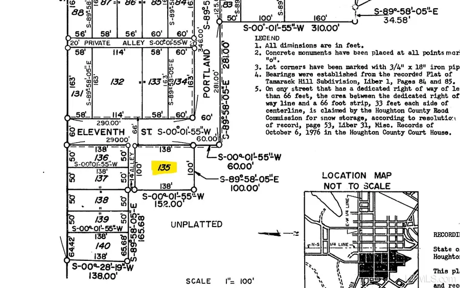 TBD 135 Eleventh, Calumet, MI 49913 - #3