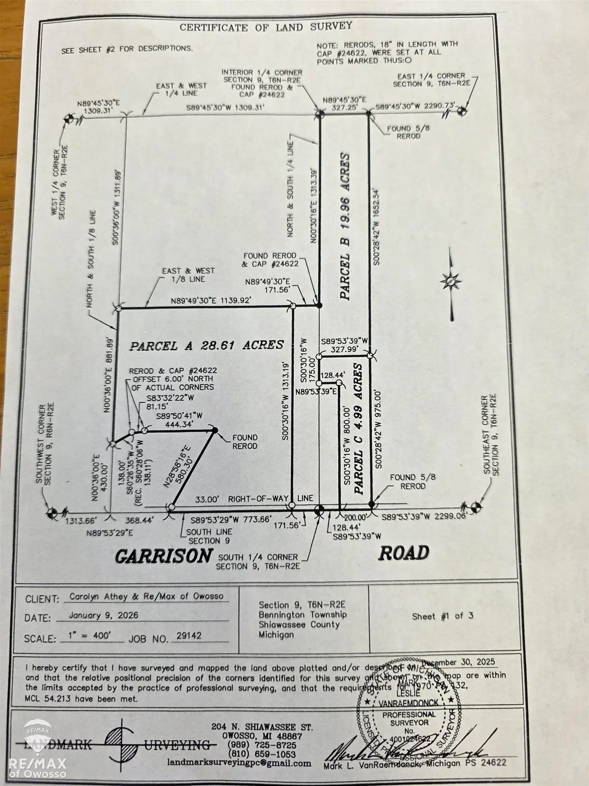 Parcel A W Garrison, Owosso, MI 48867 - #1