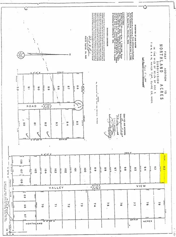 Lot 92 Valley View, Harrison, MI 48625