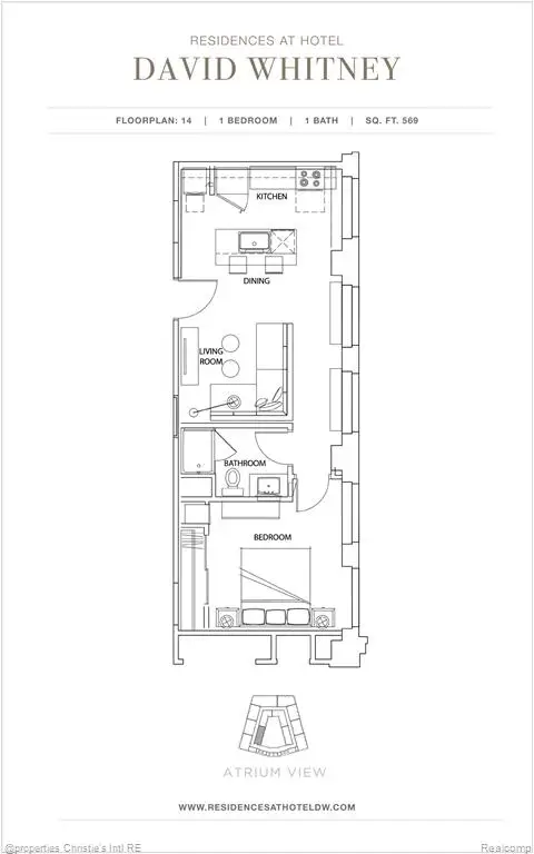 1 Park #1814, Detroit, MI 48226 - Image #2