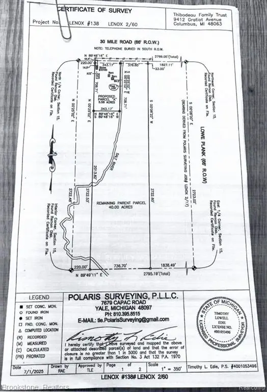 Vacant Land 30 Mile, Lenox, MI 48050 - #2