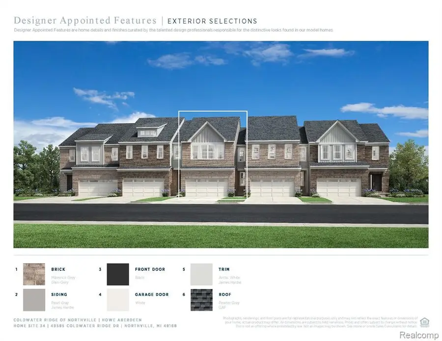 49585 Coldwater Ridge #34, Northville, MI 48168 - #2