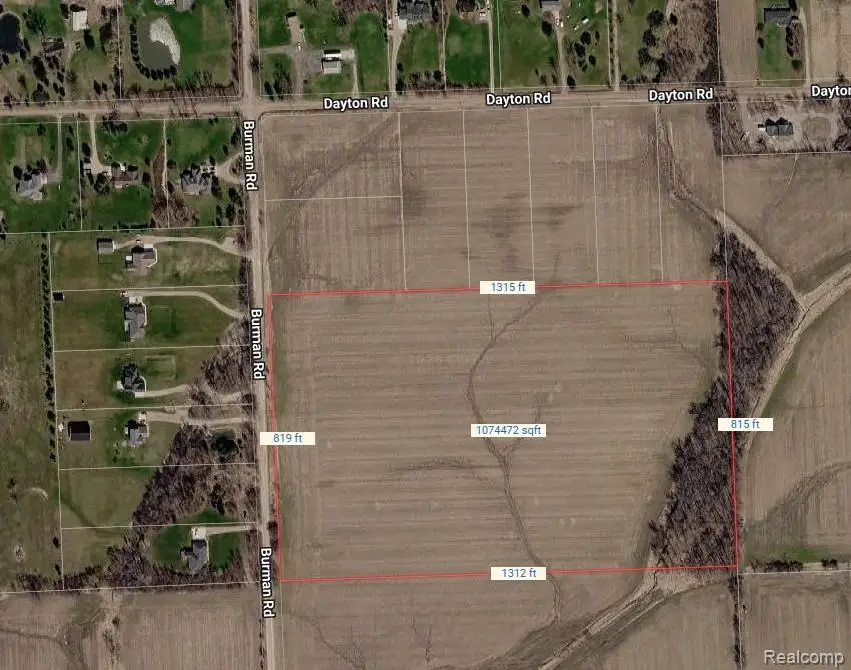 Vacant Land 25. Burman Road, Richmond, MI 48062 - #1