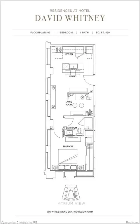 1 Park #1414, Detroit, MI 48226 - #2