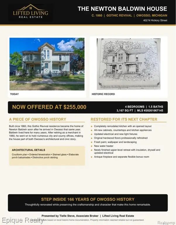 402 N Hickory, Owosso, MI 48867 - #3