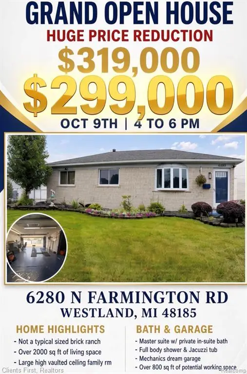 6280 N Farmington, Westland, MI 48185