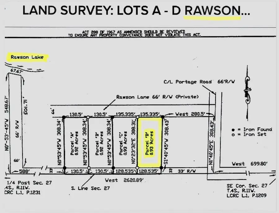 V/L Lot D Rawson, Vicksburg, MI 49097 - #2