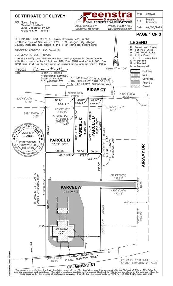 VL Lot C Ridge, Allegan, MI 49010