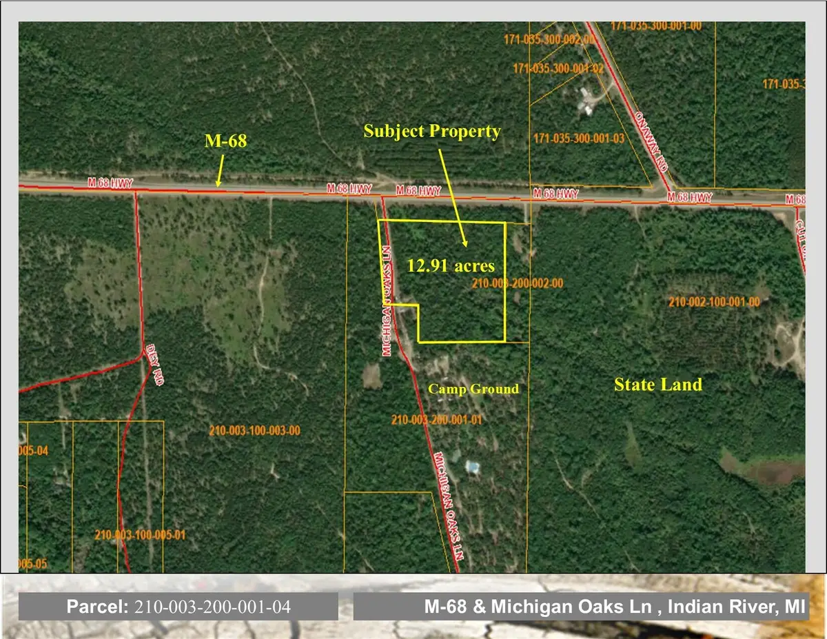 12 Acres Michigan Oaks Lane, Indian River, MI 49749 - Image #1