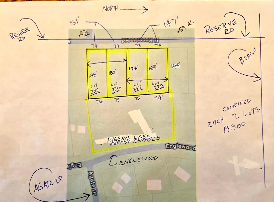 V/L N Reserve Rd - Lots 335 & 336, Roscommon, MI 48653 - Image #2