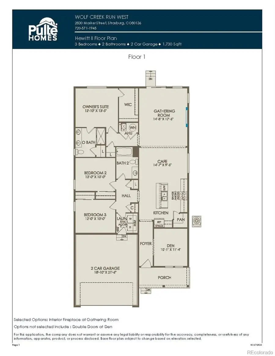 2807 Mosker Street, Strasburg, CO 80136 - #2