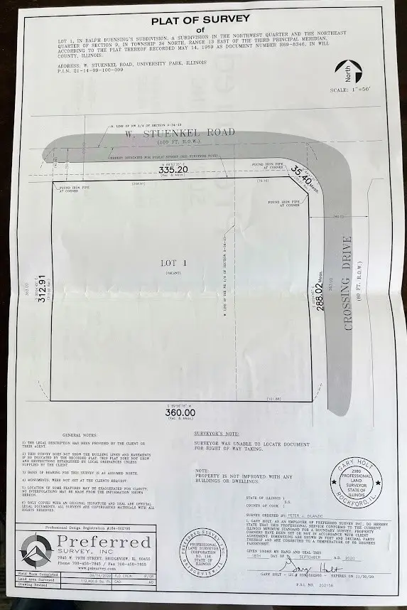 Lot 1 W Stuenkel Road, University Park, IL 60484 - #2